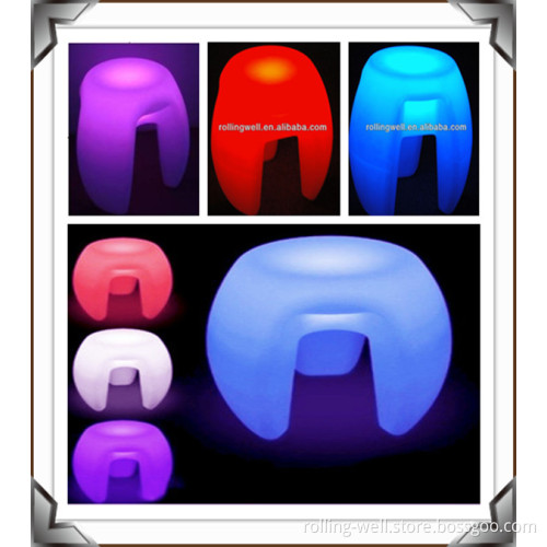 Red LED Drum Stool for Party (RWS)